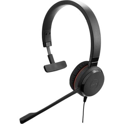 Jabra Evolve 30 II Replacement Mono Headset - Includes Headband Ear Cushion & 3.5mm Jack 14401-20