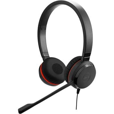 Jabra Evolve 30 II Replacement Stereo Headset . Includes Headband Ear Cushion & 3.5mm Jack 14401-21