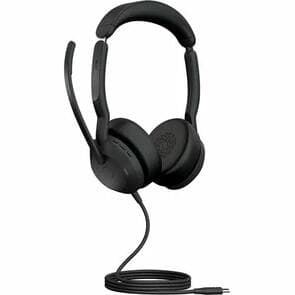Evolve2 50 Stereo Wired/Wireless Headset MS USB-A/USB-C and Bluetooth