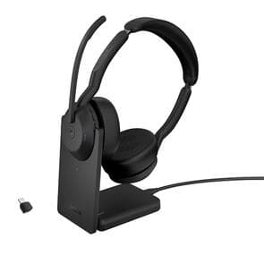 Evolve2 55 Stereo Wireless (Bluetooth) Headset MS USB-A Link 380