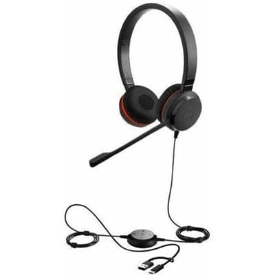 Jabra Evolve 30 II Stereo Wired (3.5mm USB-C USB-A) Headset MS 5399-823-369