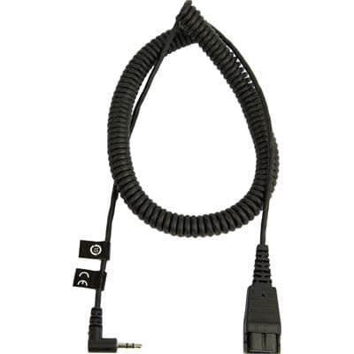 Jabra QD to 2.5mm Jack coiled cord 2m 8800-01-46