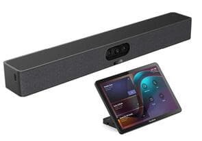 All-in-one Collaboration Bar for focus rooms includes touch console