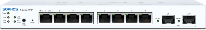 CS101-8FP PoE Managed Ethernet Switch 8x 10/100/1Gig ports 2x SFP 1G Ports