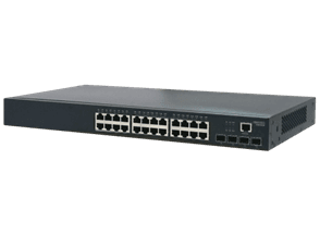 28-Port Gigabit Ethernet Aggregation Switch with 4 x 10GigE SFP+
