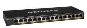 16-Port Gigabit Ethernet PoE+ Switch 183W PoE Power Budget