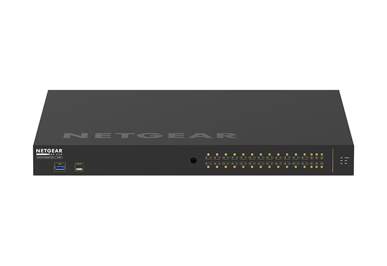 NETGEAR NETGEAR GSM4230PX-100AJS AV Line 24-Port Managed Rackmount Gigabit PoE+ Switch 24x1G PoE+ 2x1G 4x 10GigE SFP+ 480W PoE Power (M4250-26G4XF-PoE+) GSM4230PX-100AJS