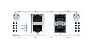 Flexi Port module 2 port 10GE NBASE-T and 2 port 10GE SFP+ (for XGS 2xxx/3xxx/4xxx models)