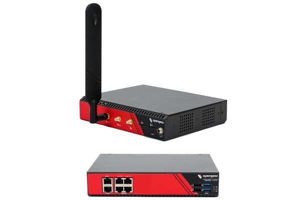 Opengear Opengear OM1204-L 4-Port serial straight pinout 2x 1GbE 4G LTE-A Pro Global dual power input single universal PSU OM1204-L