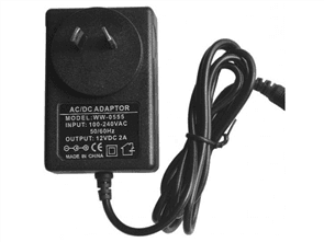 12V DC 2A wall plug power adapter with Phoenix 3 Pin Connector