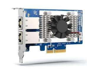Dual-port 5-Speed 10GBASE-T PCI Express (PCIe 3.0) NIC for NAS or PC