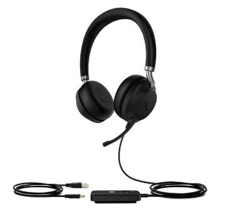 Yealink Yealink UH38-DUAL-TEAMS-BAT USB (wired) Bluetooth (wireless) Stereo Headset Busy Light Battery UH38-DUAL-TEAMS-BAT