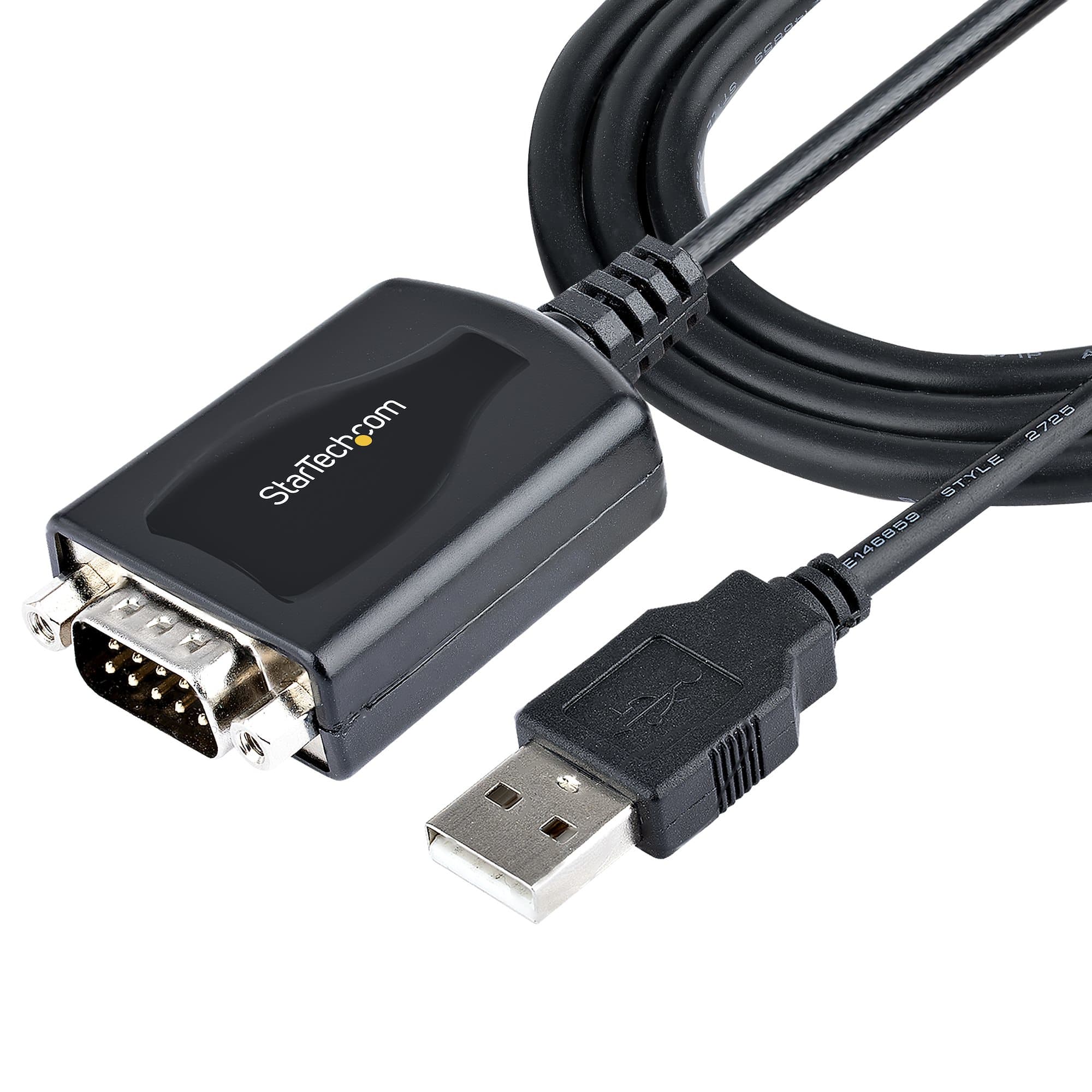 STARTECH STARTECH.COM 3FT USB TO SERIAL CABLE, USB TO RS232 SERIAL ADAPTER, PROLIFIC 2 YR 1P3FPC-USB-SERIAL