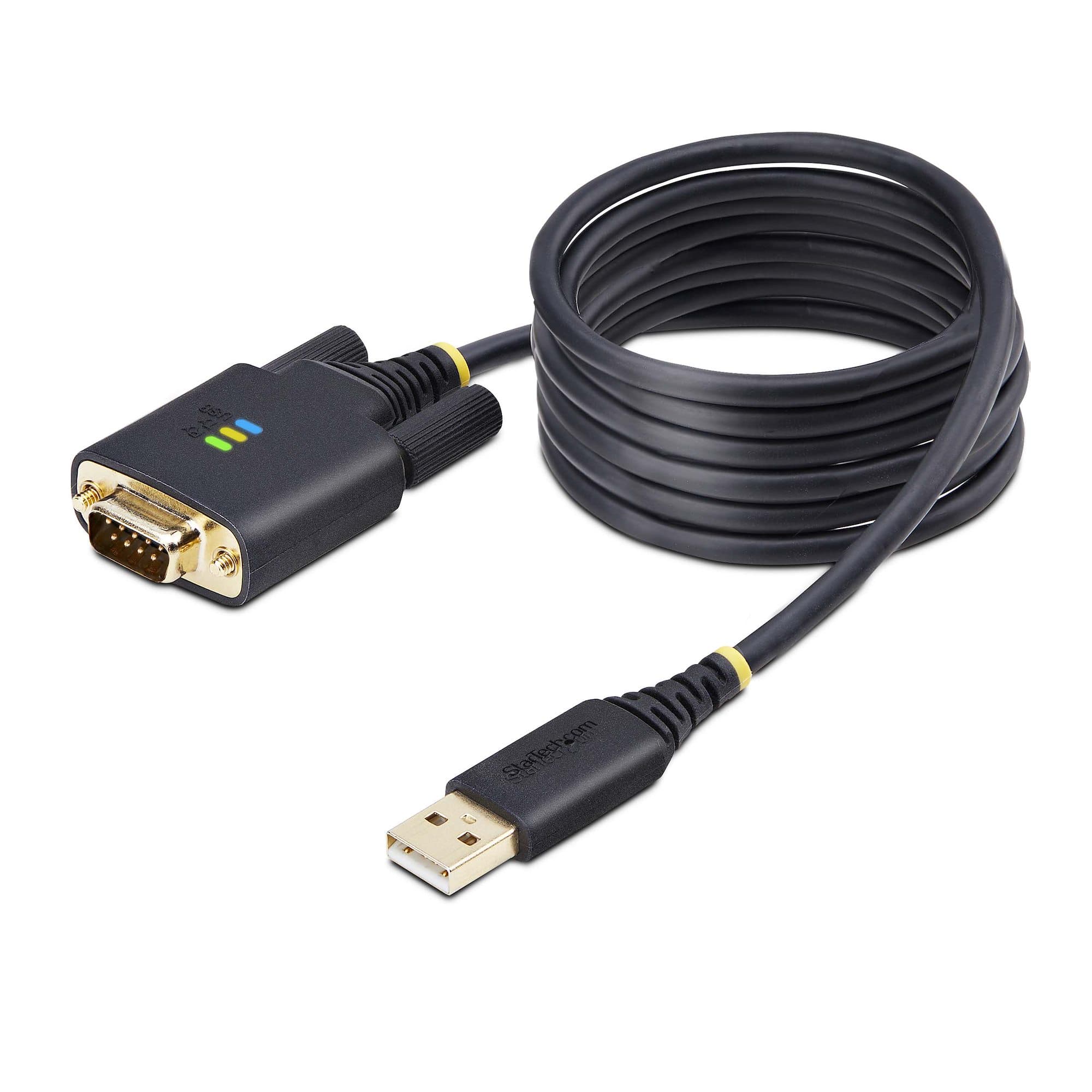 STARTECH STARTECH.COM 2M USB TO SERIAL ADAPTER CABLE, COM RETENTION, RS232, 2 YR 1P6FFC-USB-SERIAL