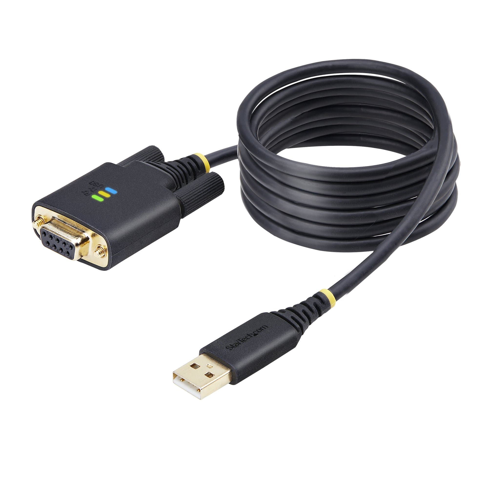 STARTECH STARTECH.COM 6.6FT/2M USB TO NULL MODEM SERIAL ADAPTER CABLE, FTDI, RS232, 2 YR 1P6FFCN-USB-SERIAL