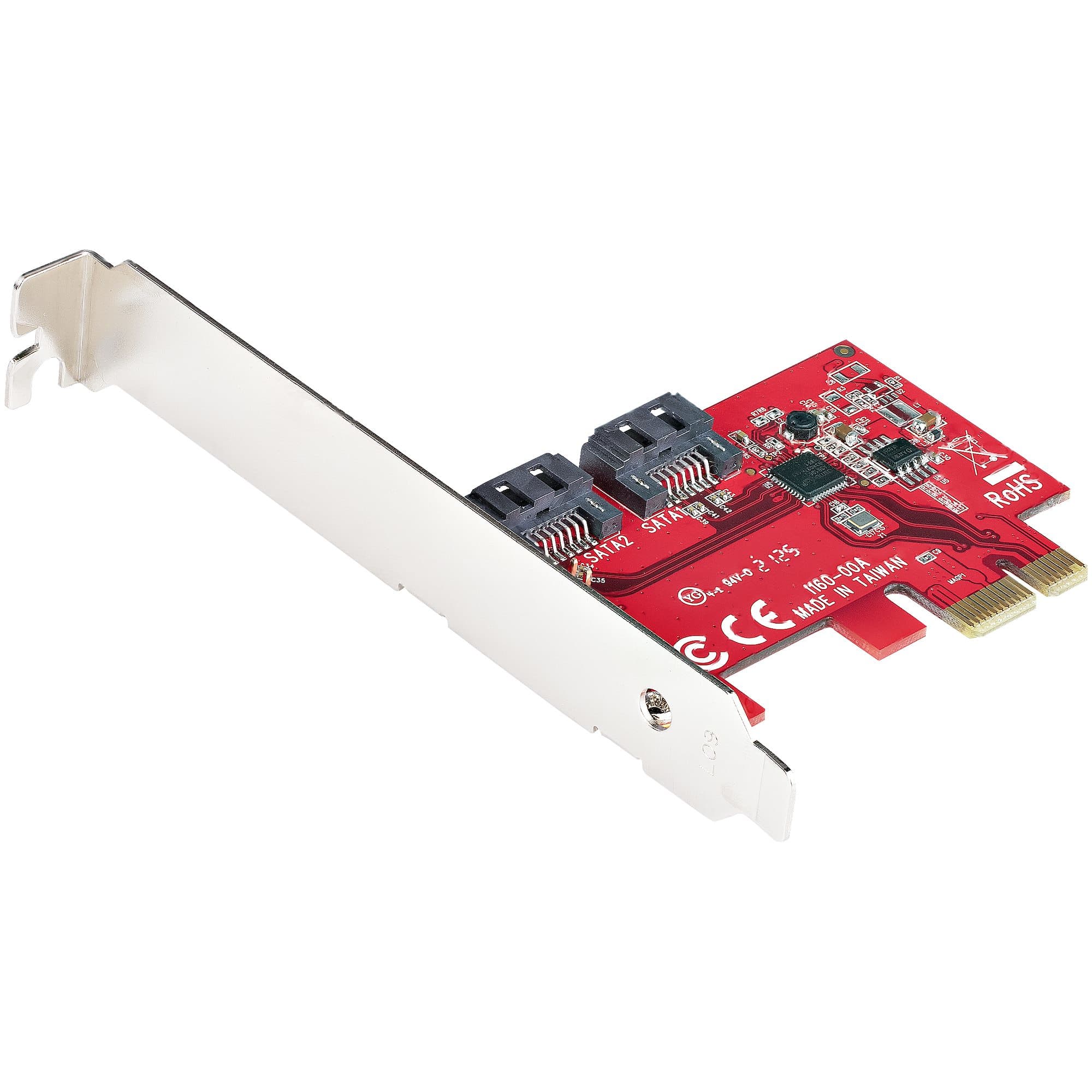 STARTECH STARTECH.COM SATA PCIE CARD, 2PORT PCIE SATA 6GBPS ADAPTER CARD, LTW 2P6G-PCIE-SATA-CARD