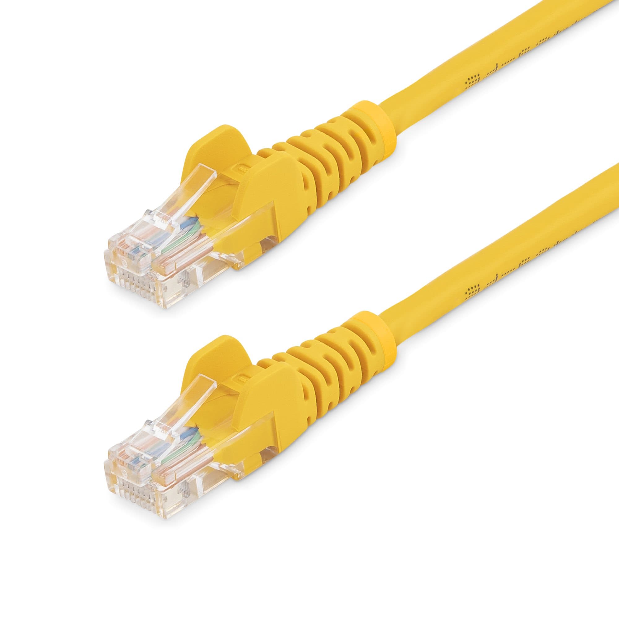 STARTECH STARTECH.COM 2M CAT 5E YELLOW SNAGLESS ETHERNET PATCH CABLE, LTW 45PAT2MYL