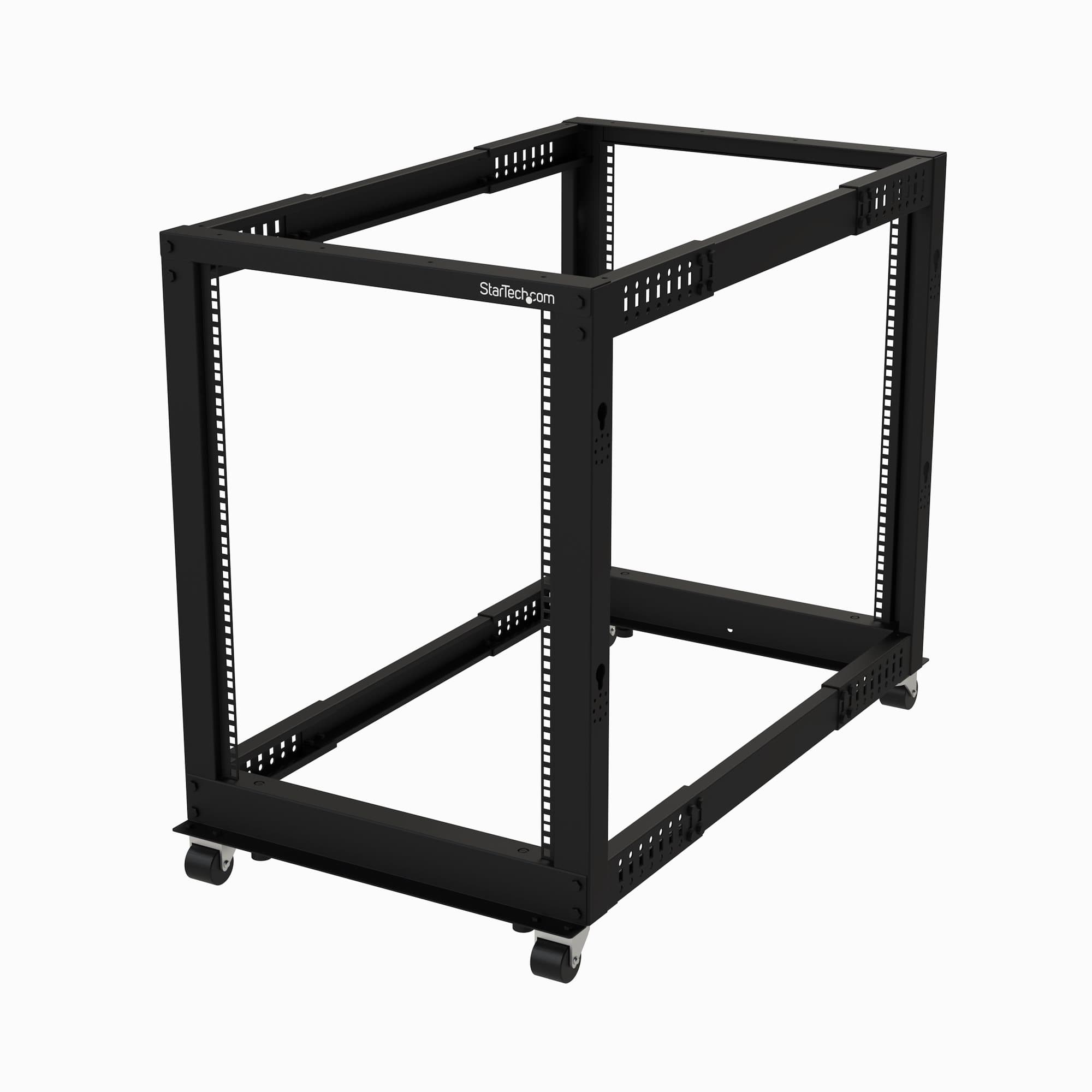 STARTECH STARTECH.COM 15U OPEN FRAME RACK - 4 POST - 56.0-101.7CM ADJUSTABLE DEPTH, 2 YR 4POSTRACK15U