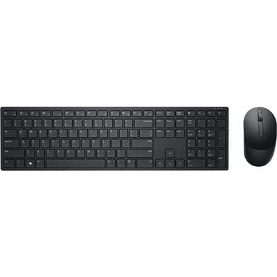 DELL DELL PRO WIRELESS KEYBOARD AND MOUSE US ENGLISH - KM5221W OEM BLACK, BROWN BOX 580-AJNS