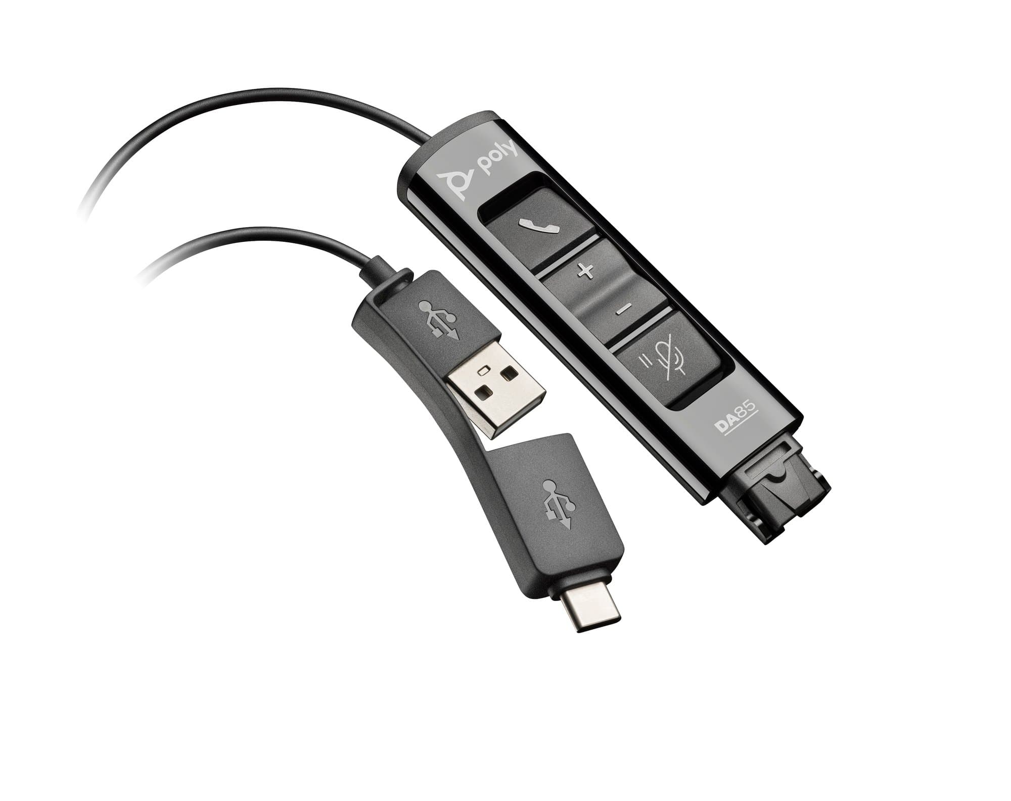 HP HP Poly DA85 USB to QD Adapter 786C7AA