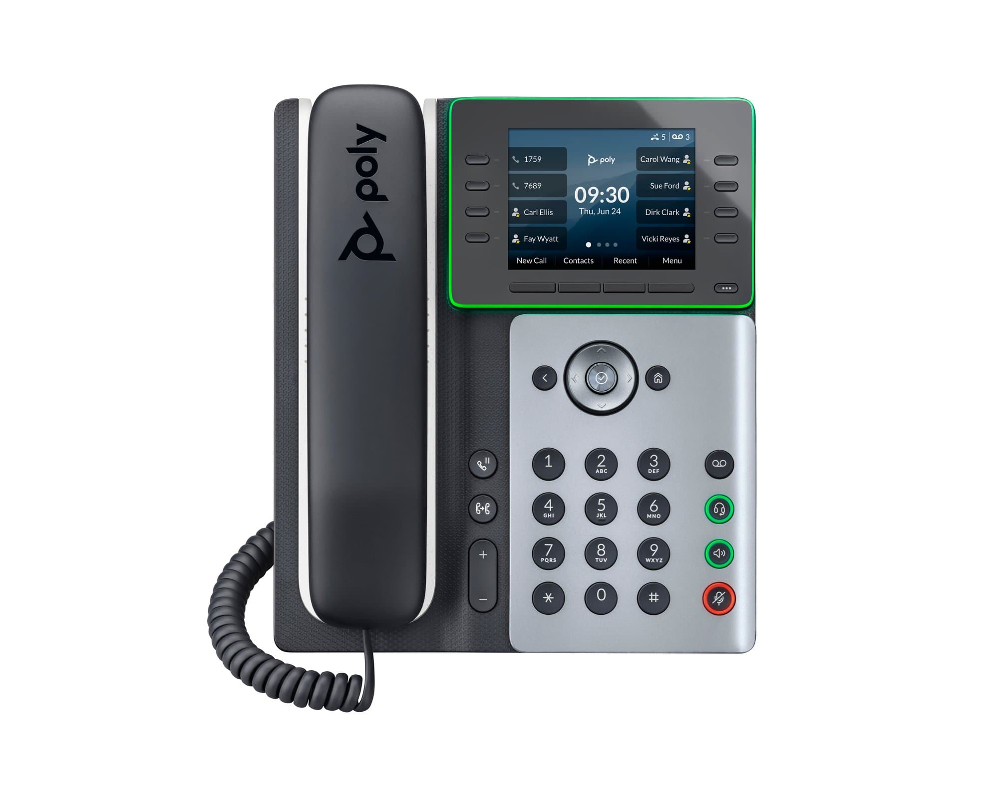 HP HP Poly Edge E350 IP Phone and PoE-enabled 82M89AA