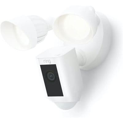 RING Ring Floodlight Camera Wired Plus - White 840080525884