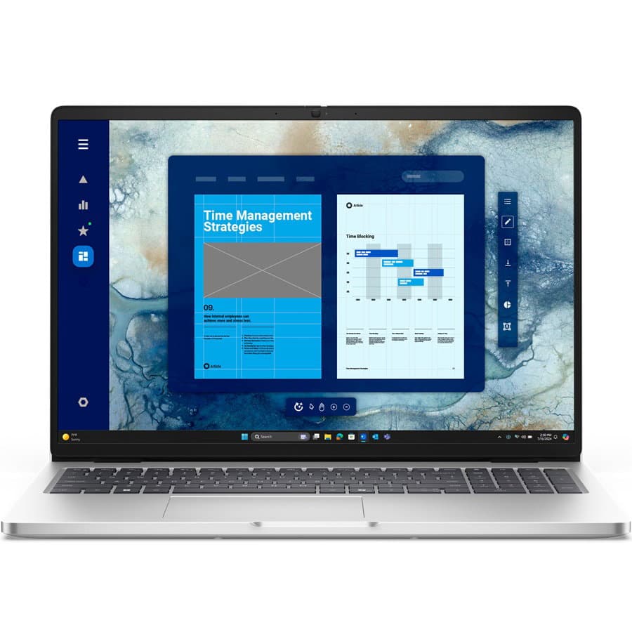 DELL DELL PRO16 NOTEBOOK, 16" FHD+ IR, U7-255U, 16GB, 512GB, WL, W11P, 3Y PRO BTO107_PC16250_NZ
