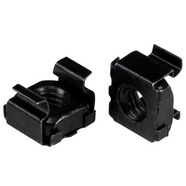 STARTECH STARTECH.COM 50 PACK OF M5 CAGE NUTS - M5 MOUNTING CAGE NUTS, BLACK, 2 YR CABCAGENUTSB