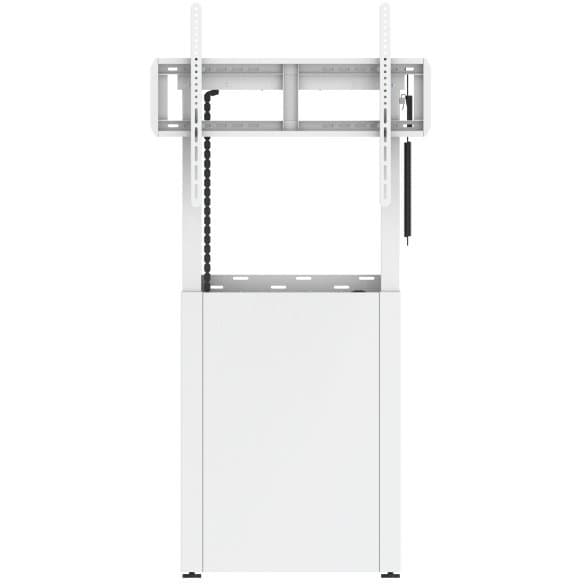 COMMBOX COMMBOX URBAN WALL MOUNT W/ MOTORISED HEIGHT ADJUSTMENTS, WHITE CBWALU-WH