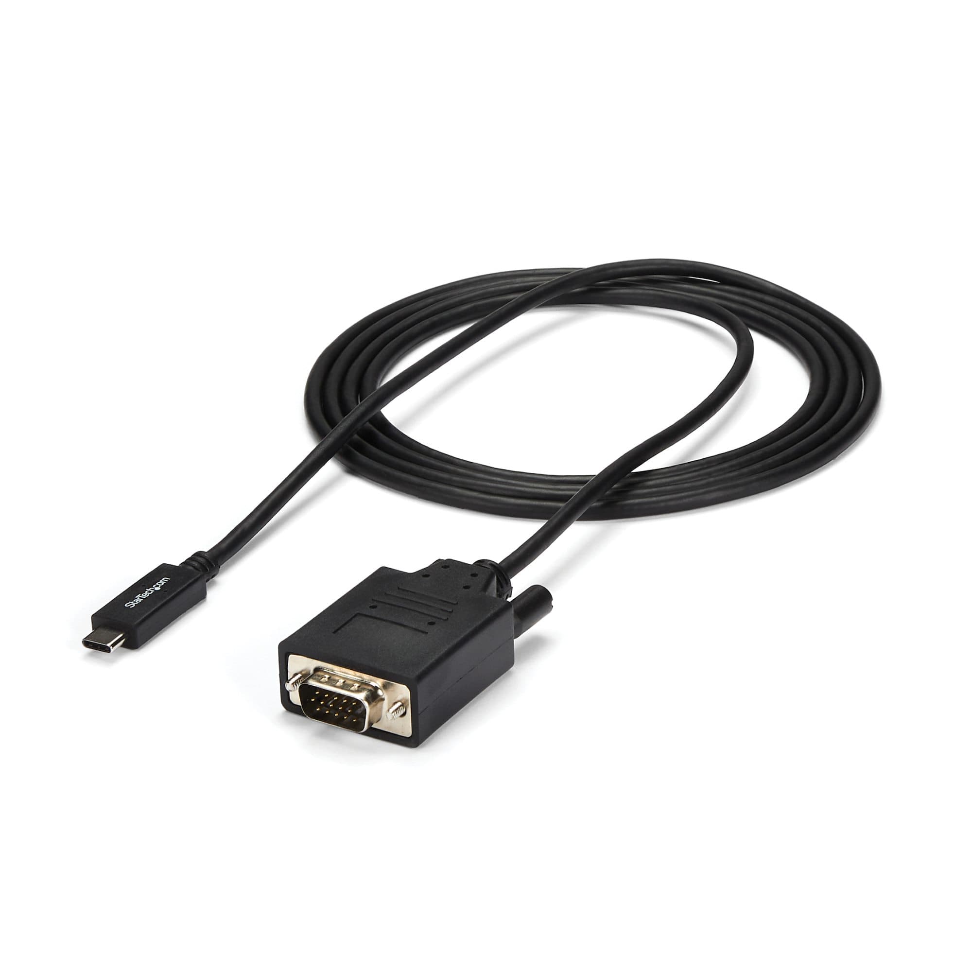 STARTECH STARTECH.COM 2M USB C TO VGA CABLE 1080P - USB TYPE C TO VGA VIDEO ADAPTER 3 YR CDP2VGAMM2MB