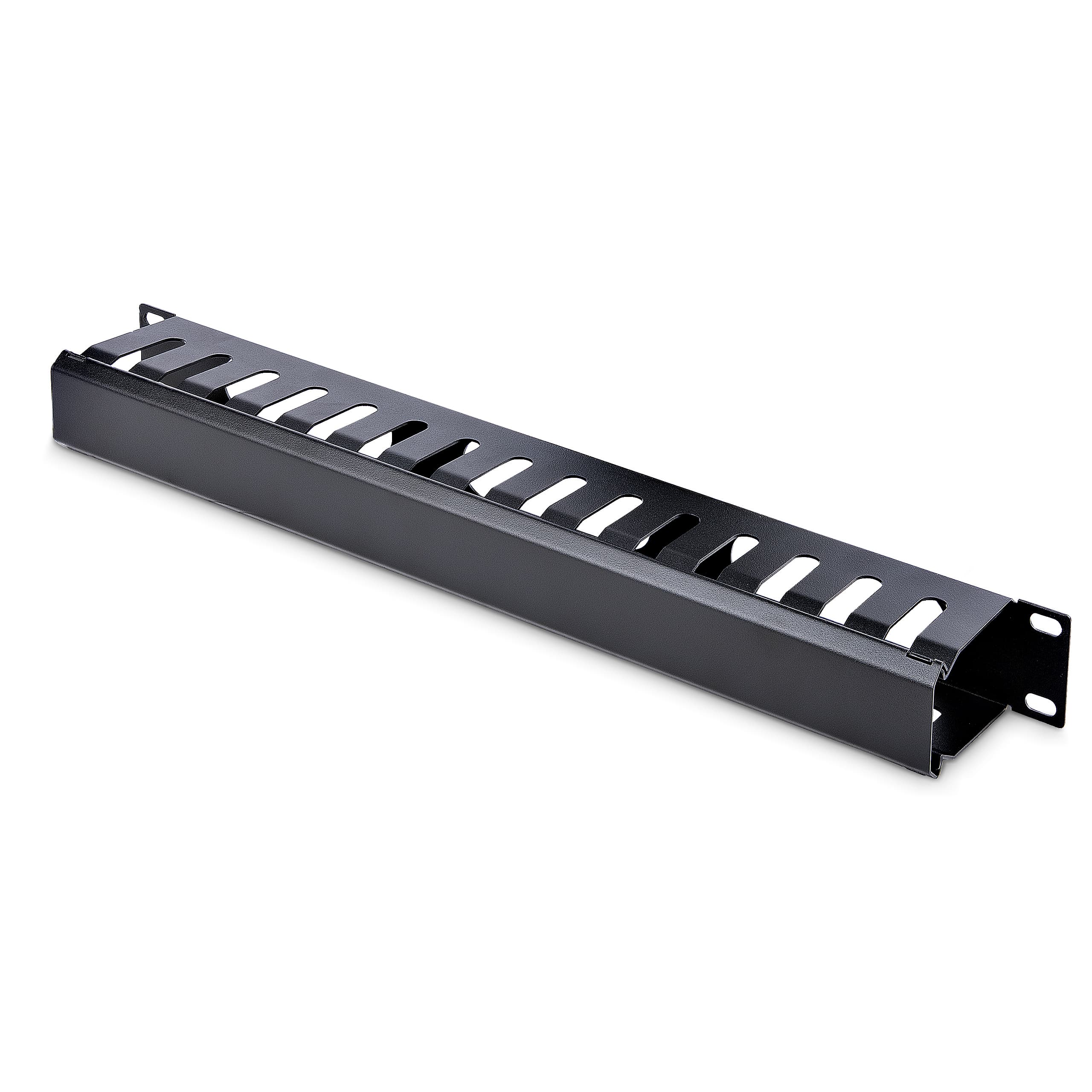 STARTECH STARTECH.COM 1U HORIZONTAL SERVER RACK CABLE MANAGEMENT PANEL WITH COVER 2 YR CMDUCT1UX