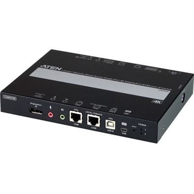 ATEN ATEN 1-LOCAL/REMOTE SHARE ACCESS SINGLE PORT 4K DISPLAYPORT KVM OVER IP SWITCH CN9950-AT-U