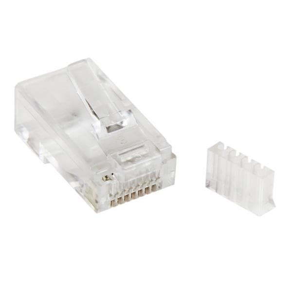 STARTECH STARTECH.COM CAT 6 NETWORK CONNECTOR - CLEAR - CAT6 CABLE - RJ45 2 YR CRJ45C6SOL50