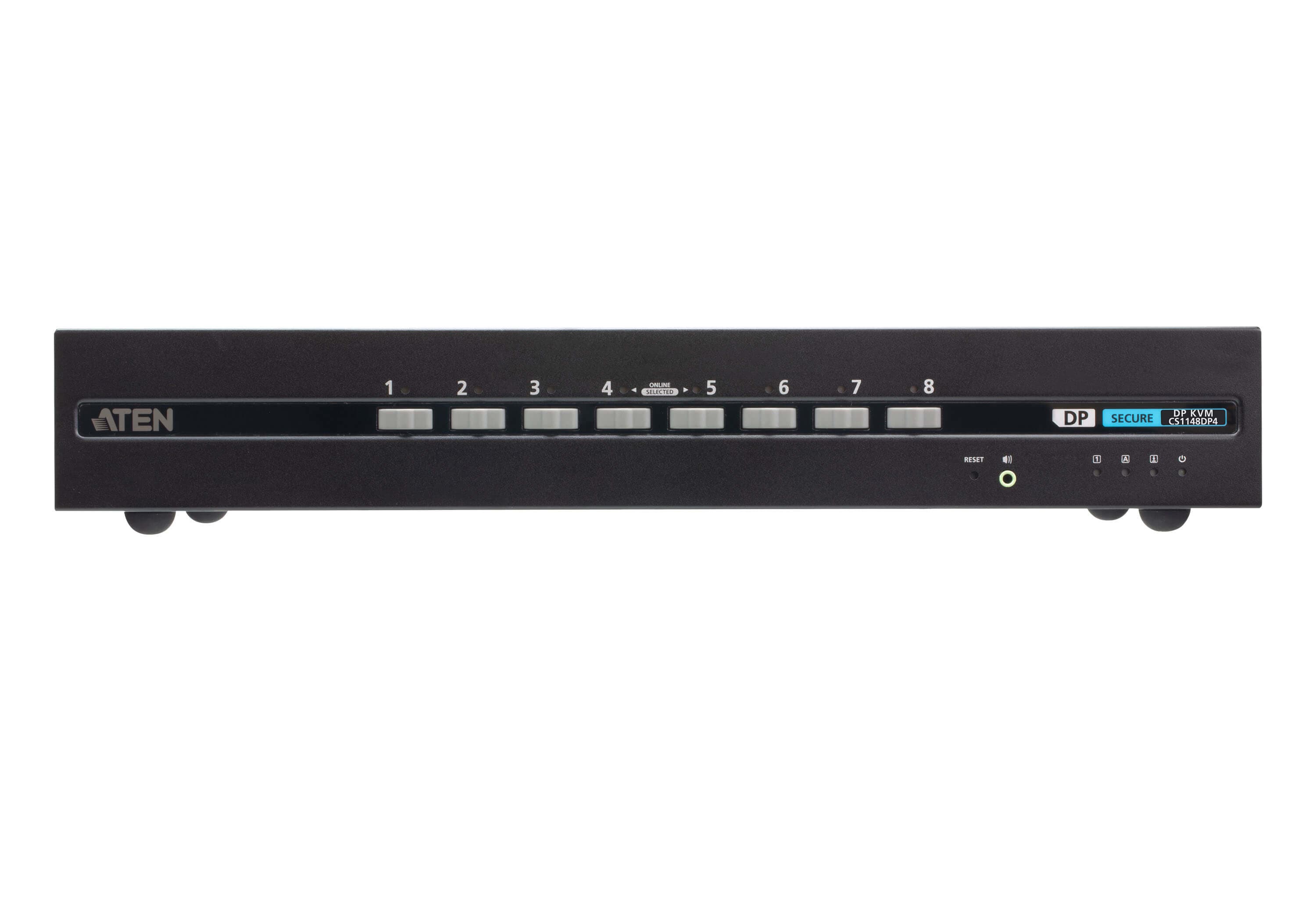 ATEN ATEN 8-PORT USB DVI DUAL DISPLAY SECURE KVM SWITCH (PSD PP V4.0 COMPLIANT) CS1148DP4-AT-U