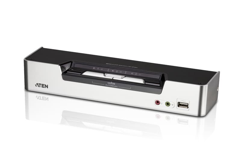ATEN ATEN 2 PORT USB 2.0 DVI DUAL VIEW KVMP SWITCH CS1642A-AT-U