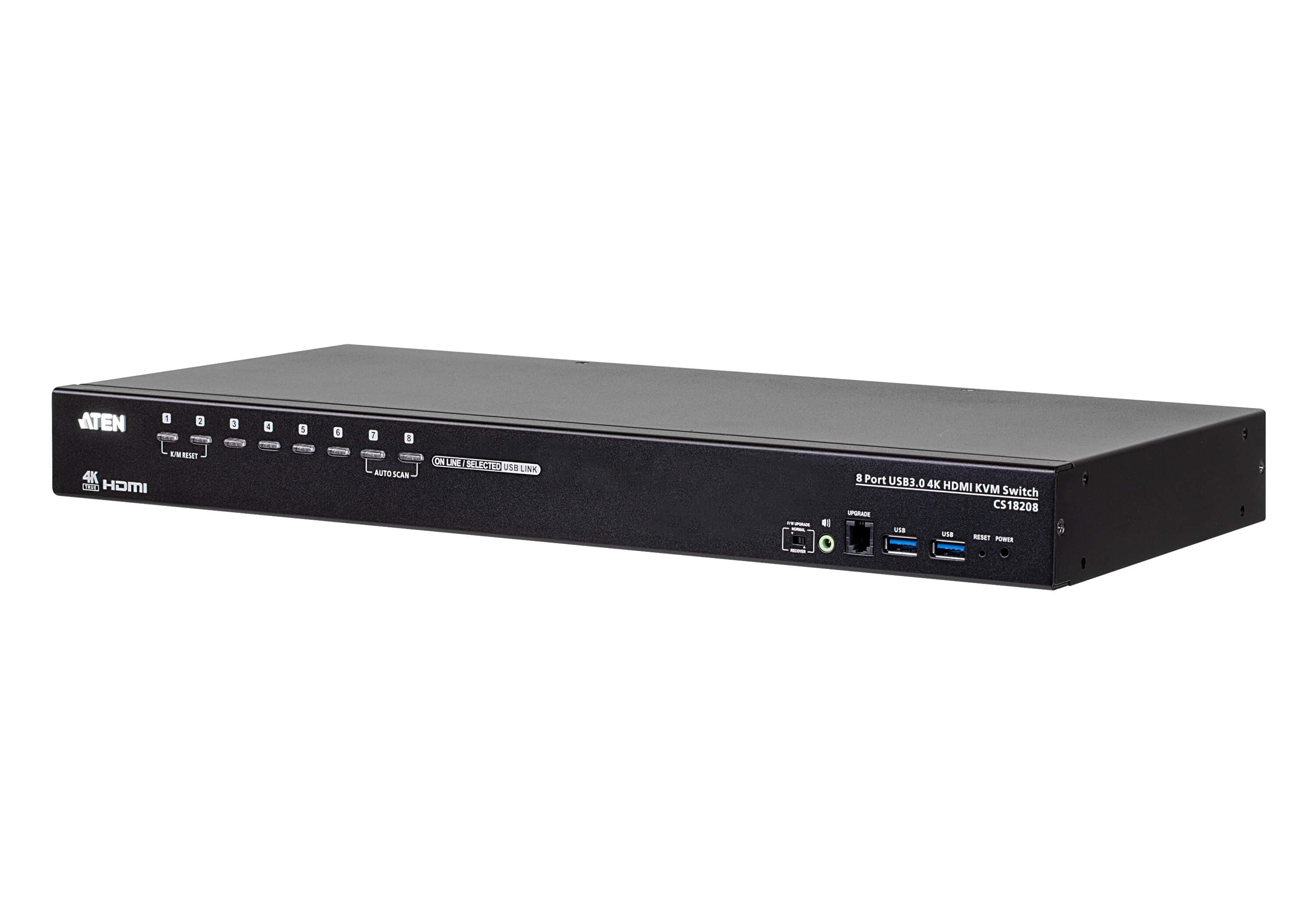 ATEN ATEN 8-PORT USB 3.0 4K KVM SWITCH CS18208-AT-U