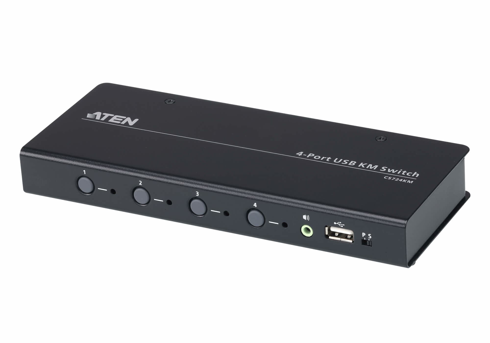 ATEN ATEN 4 PORT USB BOUNDLESS KM SWITCH CS724KM-AT