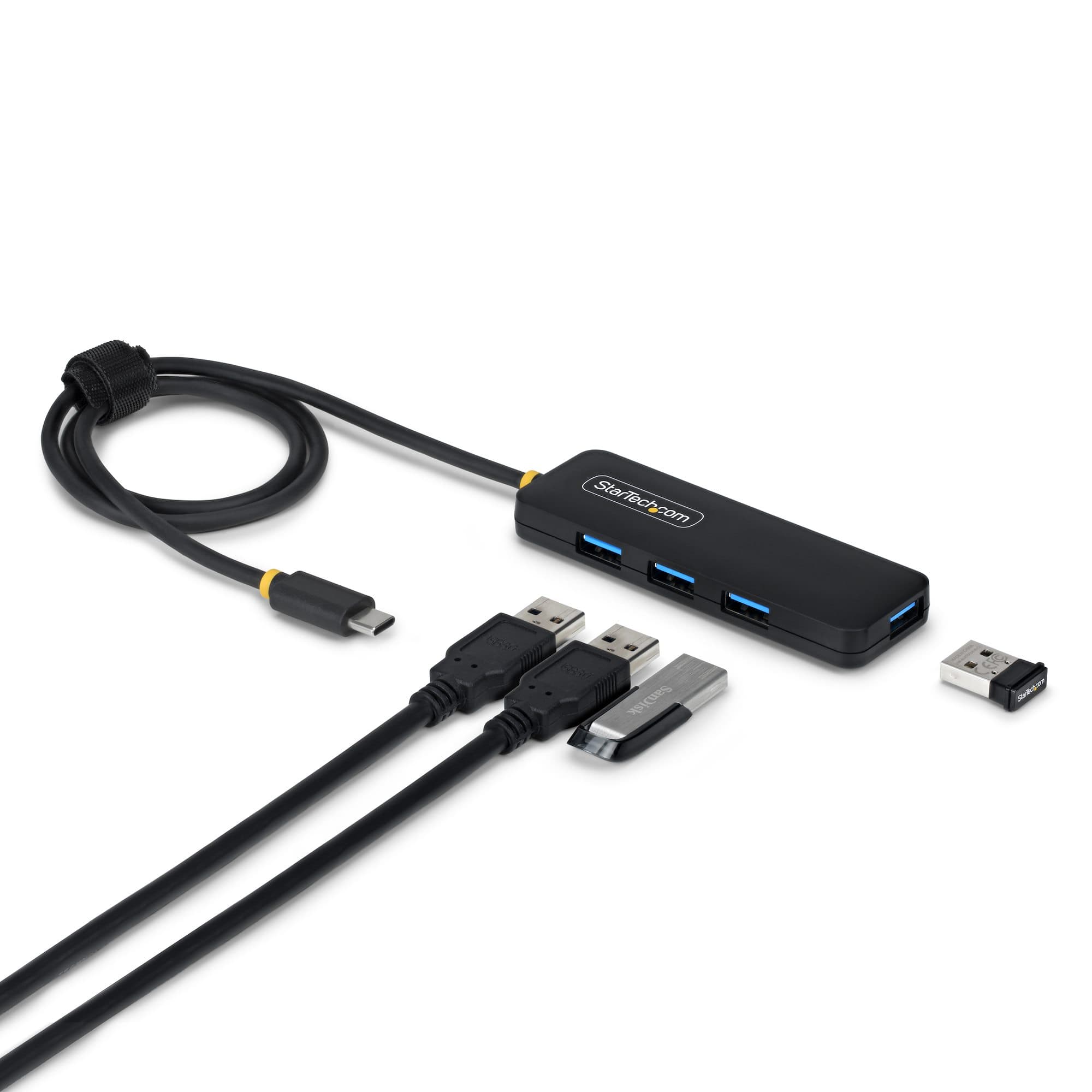 STARTECH STARTECH.COM 4-PORT USB-C HUB, 5GBPS, USB-C TO 4X USB-A, BUS POWERED, 2 YR H5C4A-USB-HUB-2