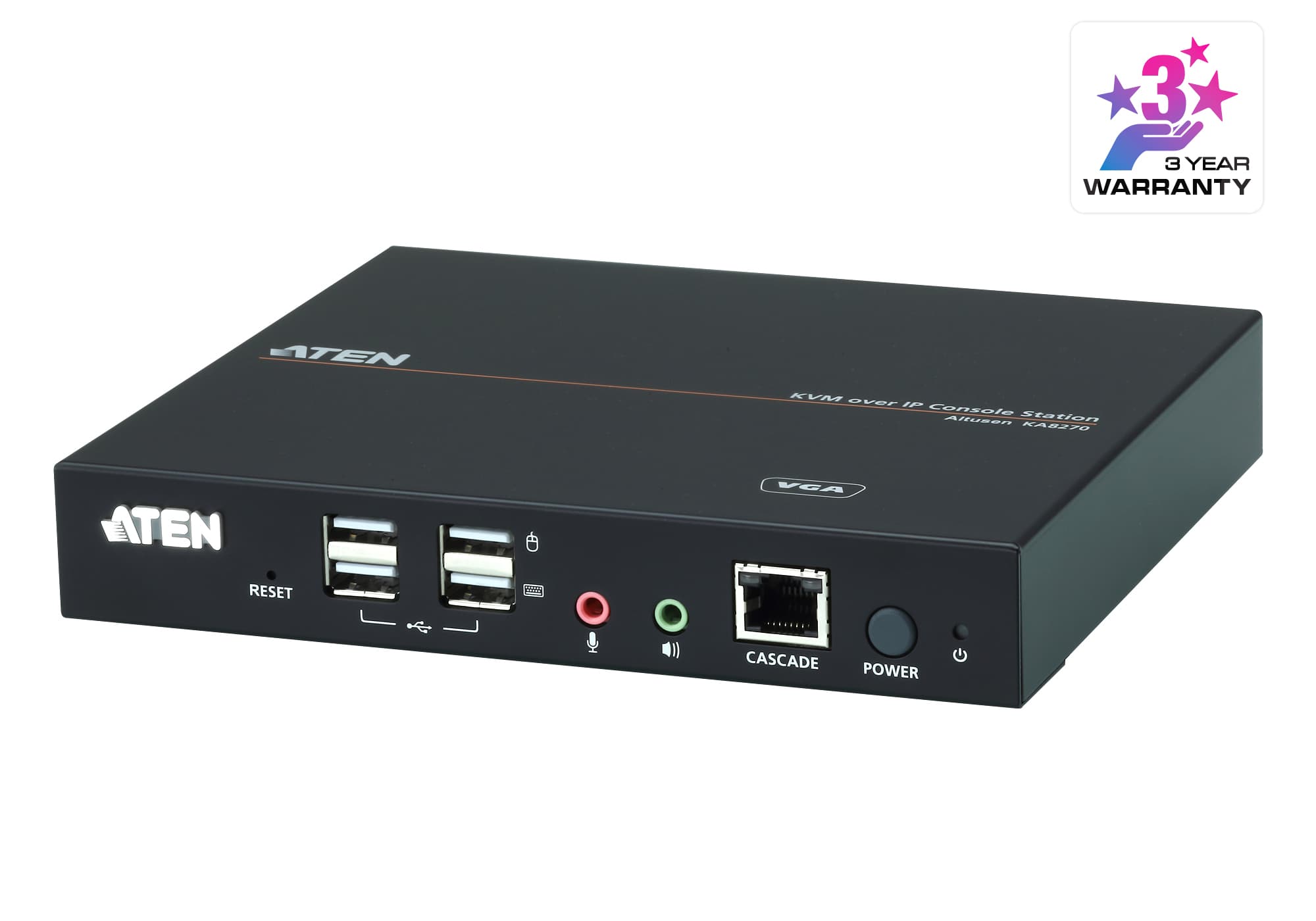 ATEN ATEN VGA USB KVM CONSOLE STATION FOR SELECTED ATEN KNXXXX KVM OVER IP SERIES KA8270-AX-U