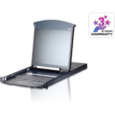 ATEN ATEN 19" DUAL RAIL 16 PORT LCD KVM OVER IP KL1116VN-AXA-AU