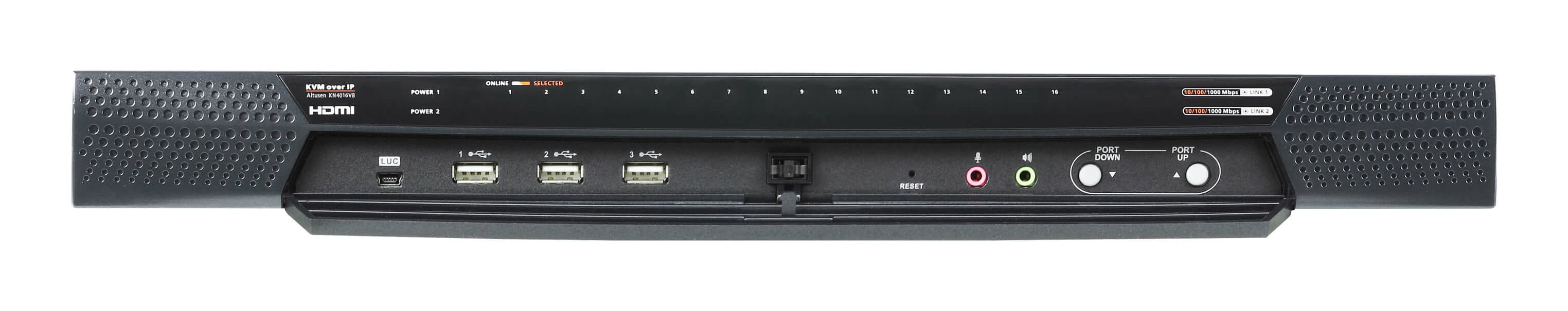 ATEN ATEN 1-LOCAL/4-REMOTE SHARED ACCESS 16-PORT MULTI-INTERFACE CAT 5 KVM OVER IP SWITCH KN4016VB-AX-U