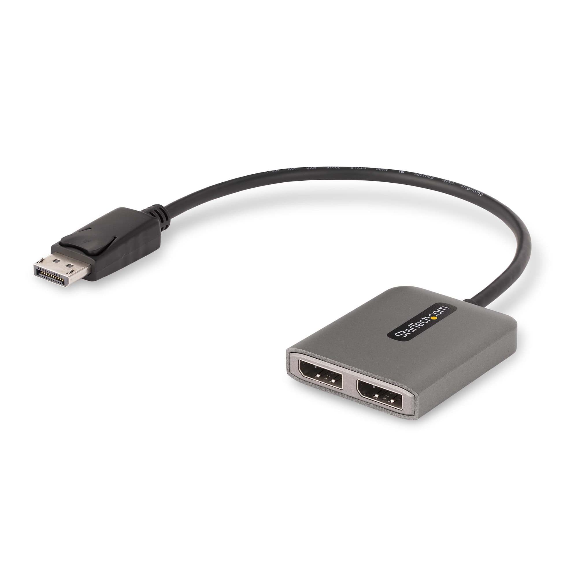 STARTECH STARTECH.COM 2-PORT DISPLAYPORT MST HUB, DUAL 4K 60HZ MULTI-MONITOR ADAPTER 3 YR MST14DP122DP