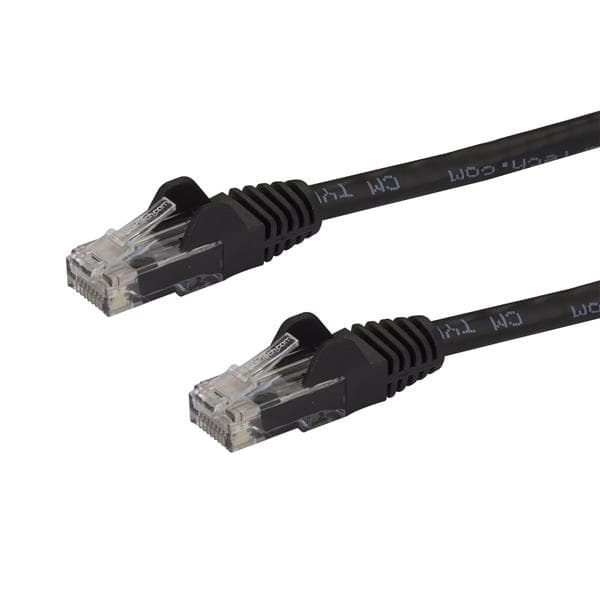 STARTECH STARTECH.COM 10M BLACK SNAGLESS CAT6 UTP PATCH CABLE - ETL VERIFIED, LTW N6PATC10MBK