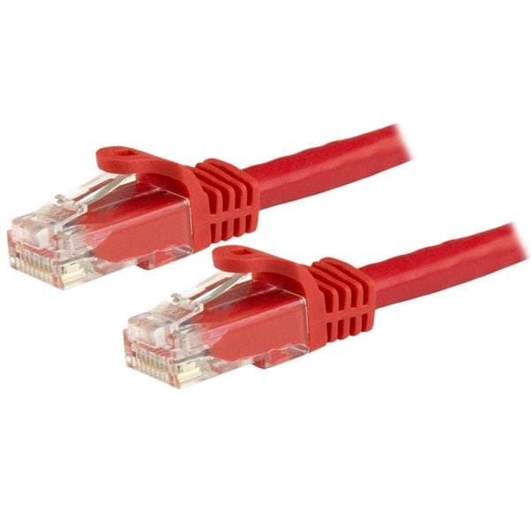 STARTECH STARTECH.COM 3M CAT6 RED SNAGLESS GIGABIT RJ45 PATCH CABLE, LTW N6PATC3MRD