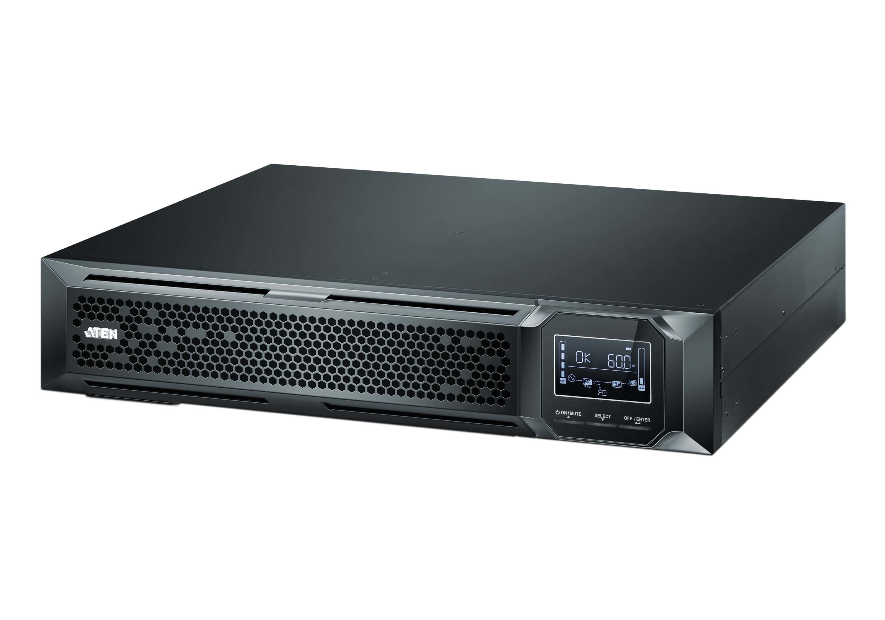 ATEN ATEN 1000VA/1000W PROFESSIONAL ONLINE UPS WITH USB/DB9 CONNECTION OL1000HV-AT-G