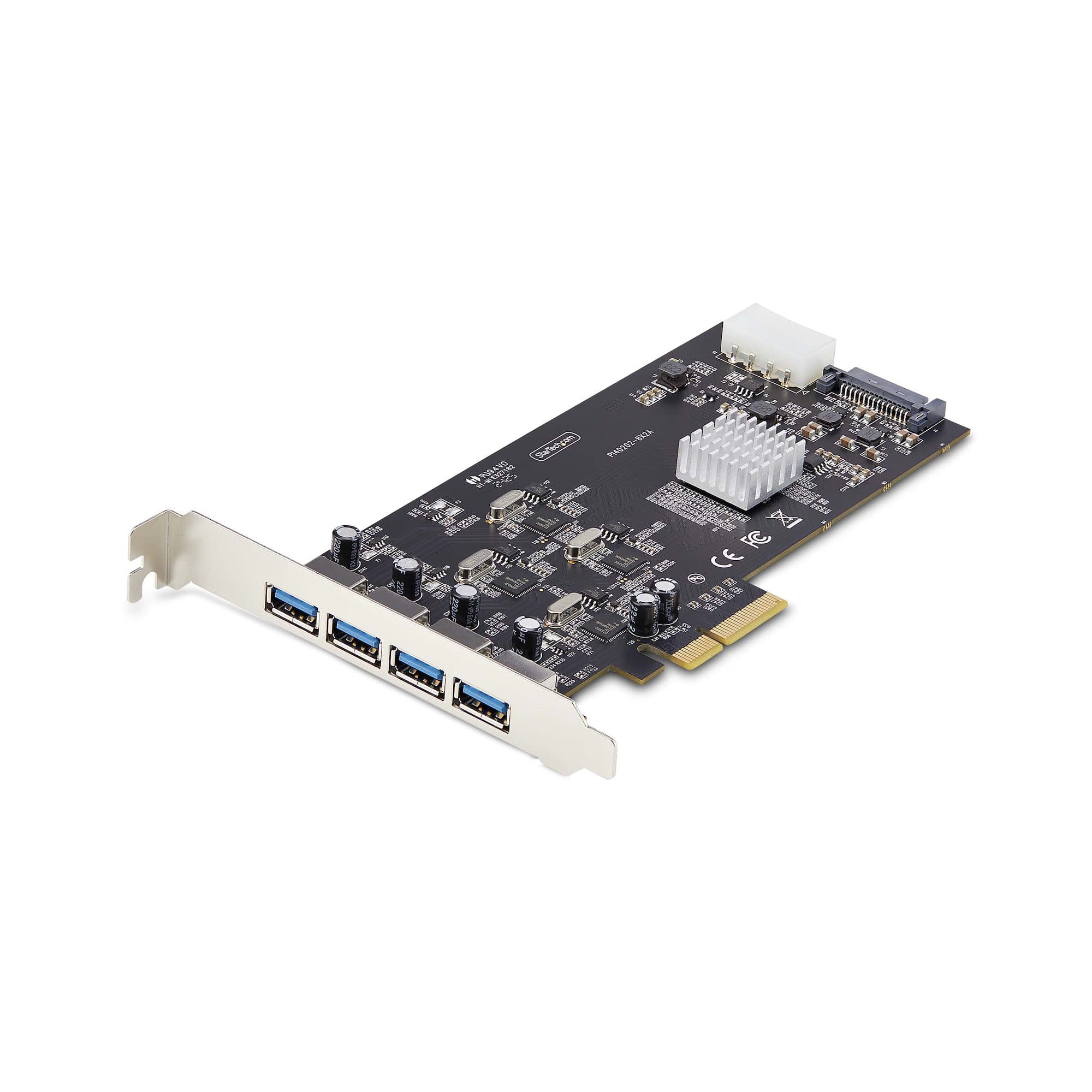 STARTECH STARTECH.COM 4-PORT USB-A PCIE CARD, USB 3.2 5GBPS, 4X USB CONTROLLERS, 2 YR P5Q4A-USB-CARD