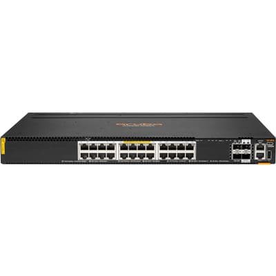 HPE HPE ANW 6300M 24p HPE Smart Rate 1G/2.5G/5G/10G Class6 PoE and 2p 50G and 2p 25G Switch R8S89A