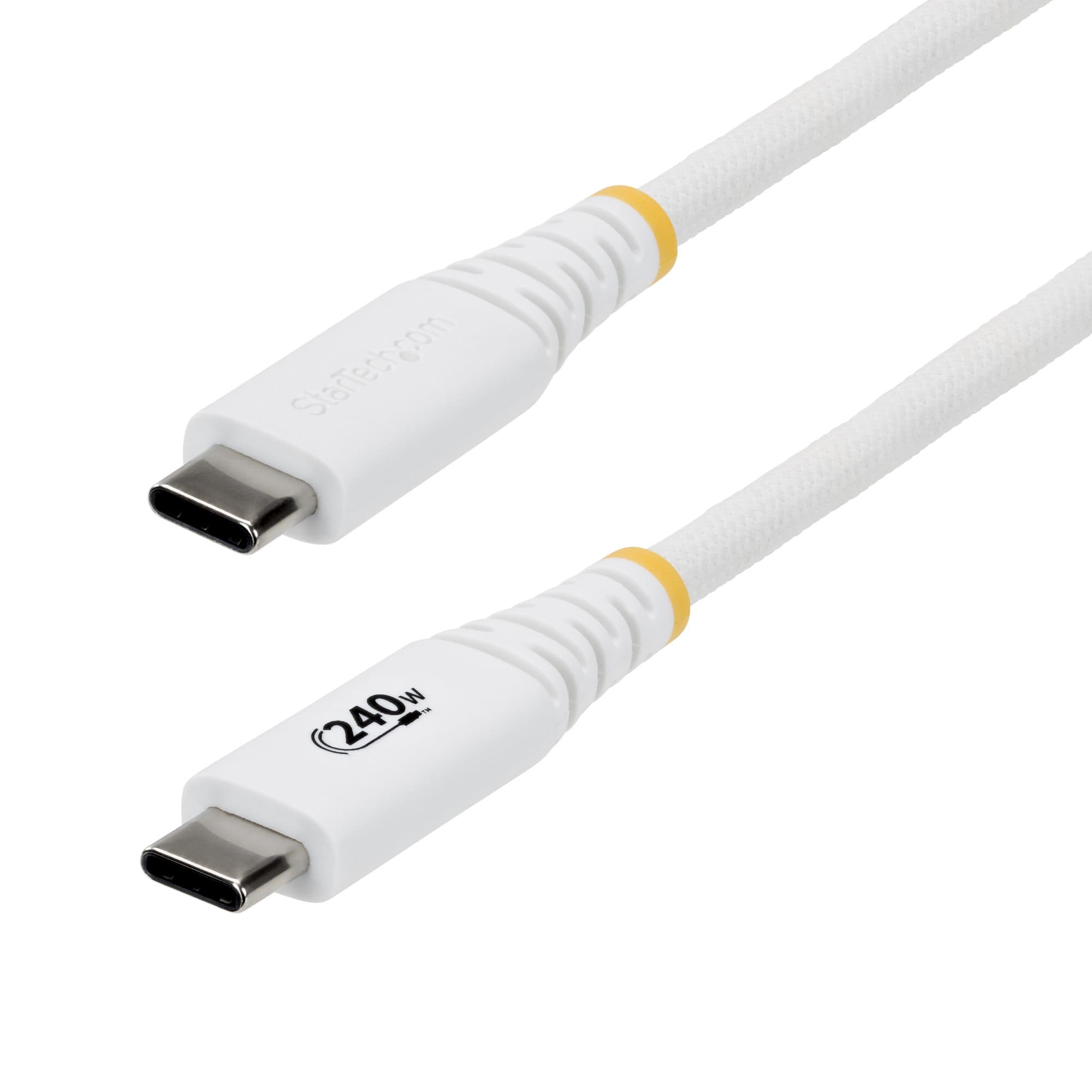 STARTECH STARTECH.COM 3M (10FT) USB-C CHARGING CABLE, 240W PD, USB-IF, WHITE, LTW S2CEPR3MW-USB-CABLE