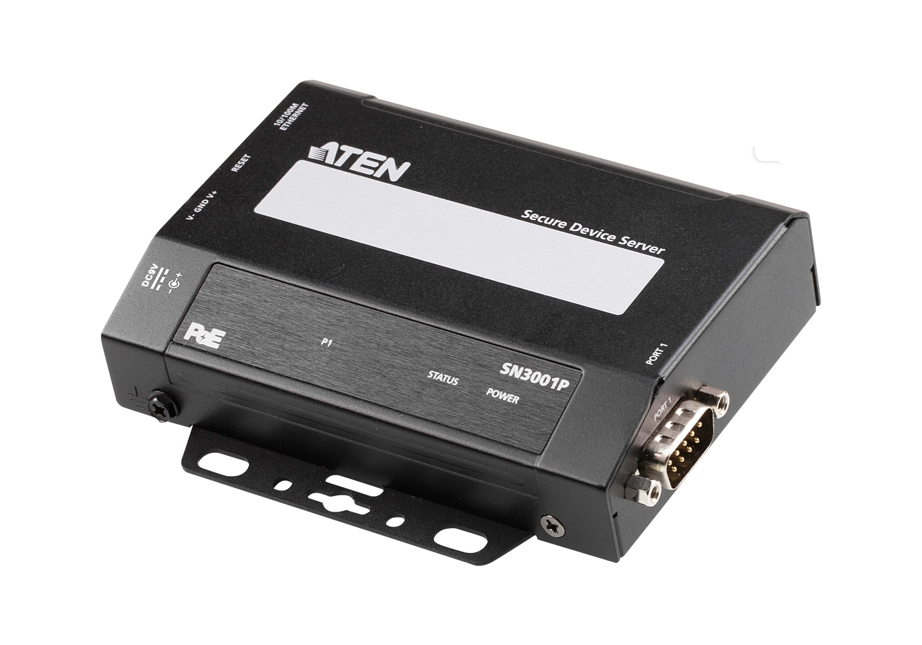 ATEN ATEN 1-PORT RS-232 SECURE DEVICE SERVER WITH POE SN3001P-AX