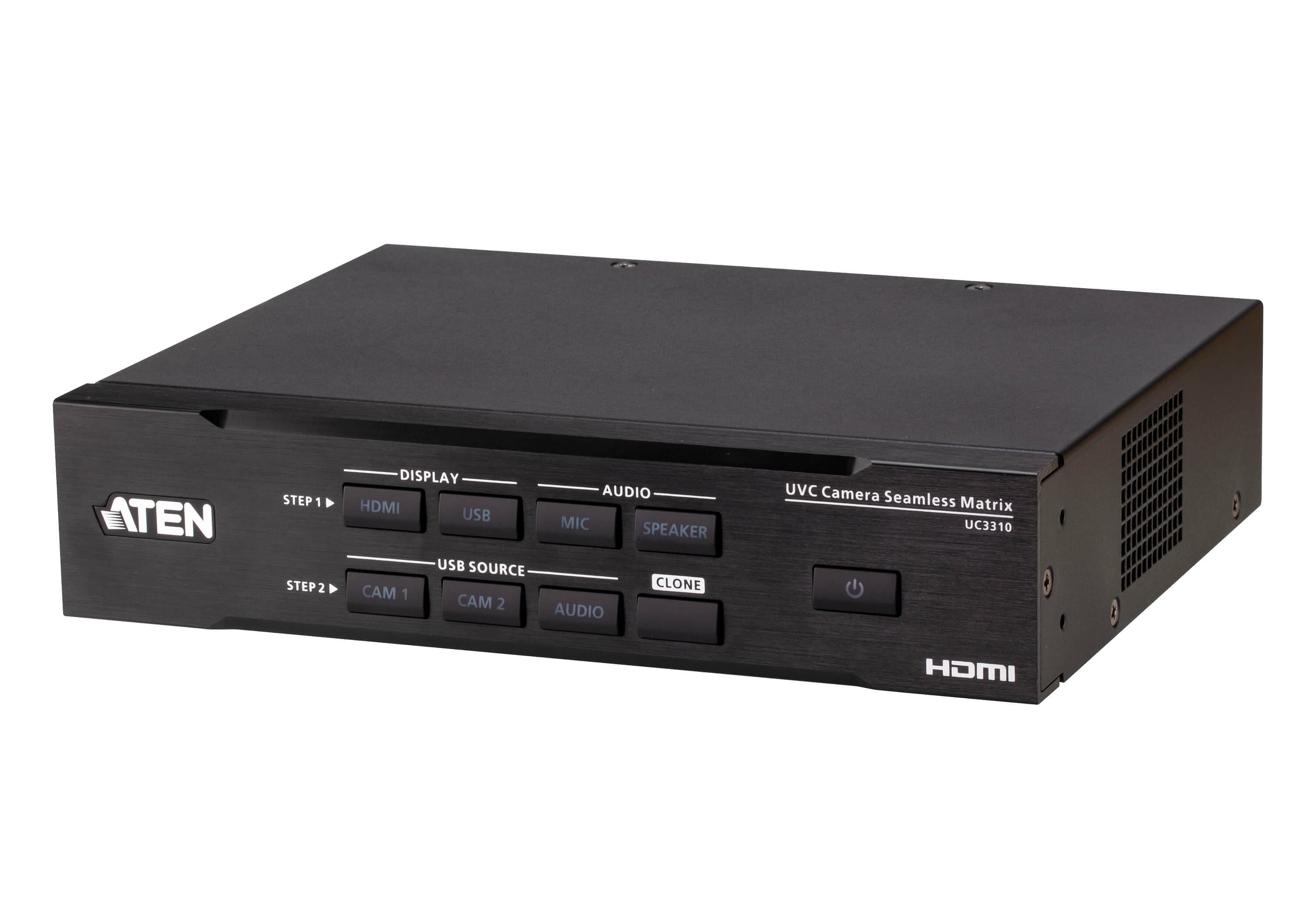 ATEN ATEN CAMLIVE MX UVC CAMERA SEAMLESS MATRIX WITH 2 X USB3.0 CAMERA INPUTS AND HDMI OUTPUT UC3310-AT-U